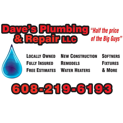 Dave's Plumbing And Repair, L.L.C.-Edgerton WI - Logo
