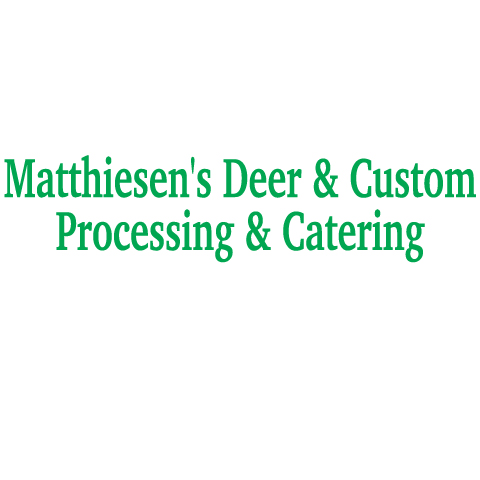 Matthiesen's Deer & Custom Processing & Catering-De Witt IA - Logo